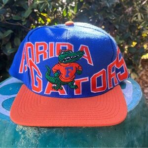 VINTAGE Florida Gators Hat Snap Back Blue Orange Sports